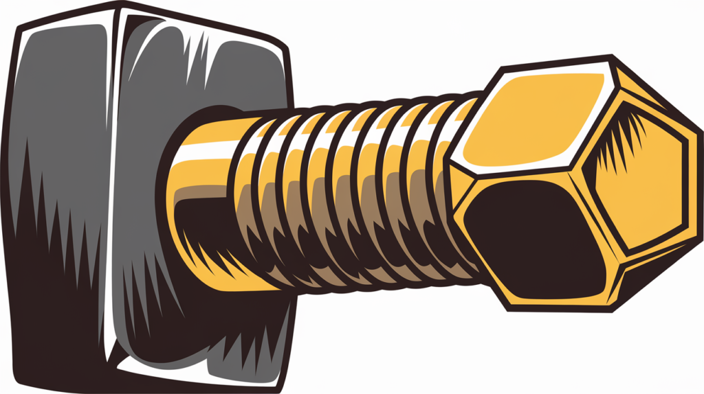 6inch lag bolts clip art